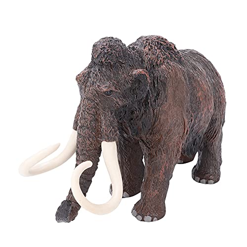 RiToEasysports Tiermodell, Hohe Simulation, Alter Mammut-Elefant, Tierfiguren, Modellfiguren, Spielzeug, Desktop-Dekoration(Altes Mammut) von RiToEasysports