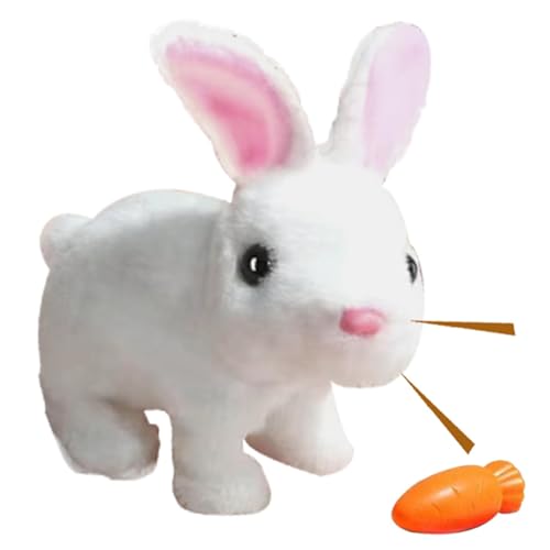 3.Smart Plush Toy Robot Puppy with Sound, Movement, and Accessories - Safe Electronic Interactive Dog for Kids, Includes Bone or Carrot, Ideal for Developing Social Skills, Motor Skills, and Creative von Riaisttd