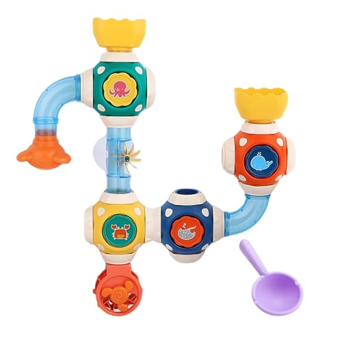 Badwandspielzeug - 13.78x17,32 Zoll Wasserpfeife Spleißspielzeug für Badezeit Spaß, lehrreich mit interaktivem Design, und Mädchen im Alter von 3 Plus für Schwimmbäder Kindertagesstättenzentren Badwandspielzeug - 13.78x17,32 Zoll Wasserpfeife Spleißspielzeug für Badezeit Spaß, lehrreich mit interaktivem Design, und Mädchen im Alter von 3 Plus für Schwimmbäder Kindertagesstättenzentren von Riaisttd