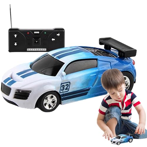 Cans Racing Car, Portable Small Racing Car, Cans Simulation Racing Car Toy, Portable RC Car with Roadblocks, Compact and Cool Remote Control Car, Fun Racing Toy for Boys and Kids von Riaisttd