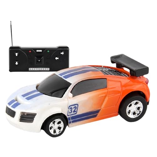 Cans Racing Car, Portable Small Racing Car, Cans Simulation Racing Car Toy, Portable RC Car with Roadblocks, Compact and Cool Remote Control Car, Fun Racing Toy for Boys and Kids von Riaisttd