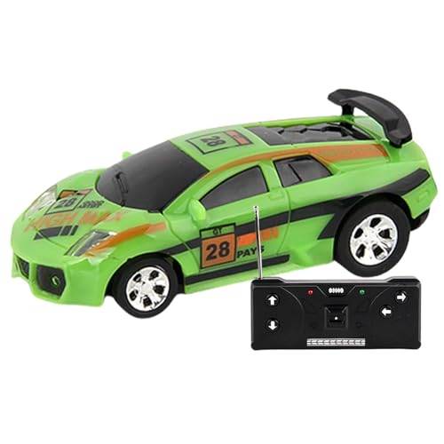 Cans Rennauto, Tragbares kleines Rennauto, Dosen Simulation Rennauto Spielzeug, Tragbares RC Auto mit Straßensperren, Kompaktes und cooles ferngesteuertes Auto, lustiges Rennspielzeug für und von Riaisttd