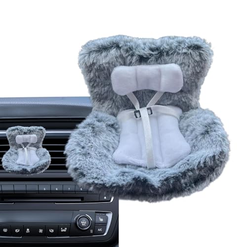 Doll Car Seat, Plush Character Carrier with Soft Furry Cushion, Cozy Auto Air Vent Sofa Decor, Perfect for Traveling Vehicle, Truck, RV, Interiors von Riaisttd