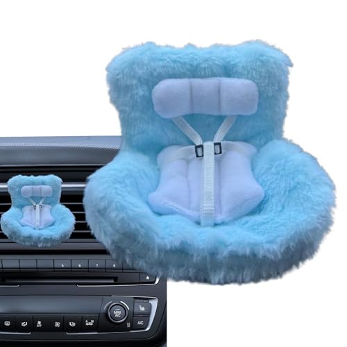 Doll Car Seat, Plush Character Carrier with Soft Furry Cushion, Cozy Auto Air Vent Sofa Decor, Perfect for Traveling Vehicle, Truck, RV, Interiors von Riaisttd