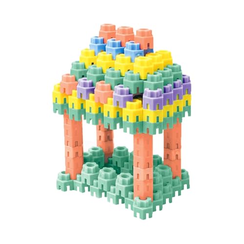 Hexagon Building Blocks, Interlocking Building Blocks, Kids Building Blocks, Small Particle Assembly Toy, Interlocking Toy Blocks, Educational Building Blocks, Building Blocks for Kids, Hexagon von Riaisttd