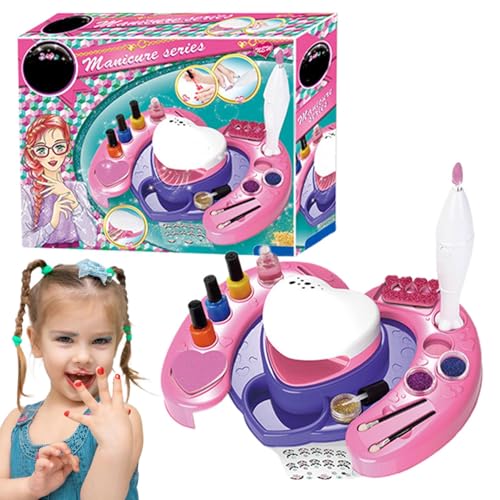 Little Girl Nail Kit, Kids Washable Nail Set, Princess Girl Nail Machine, Beauty Toy Set For Kids, Toddler Play House Toy, Nail Kit For Little Girls, Kids Nail Art Set, Toddler Nail Kit von Riaisttd