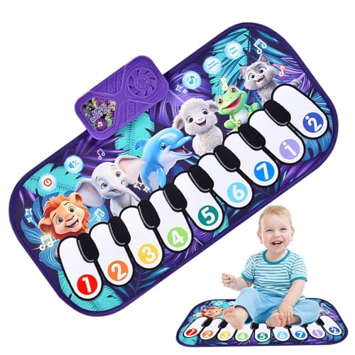 Musical Mat, Cute Baby Play Piano Mat, Toddler Music Instruments, Electronic Music Toys, Crawling Toy, Ideal for Children Over 3 Years Old, Home Decorate von Riaisttd