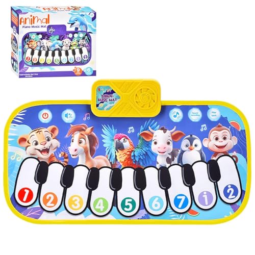 Musical Mat, Cute Baby Play Piano Mat, Toddler Music Instruments, Electronic Music Toys, Crawling Toy, Ideal for Children Over 3 Years Old, Home Decorate von Riaisttd