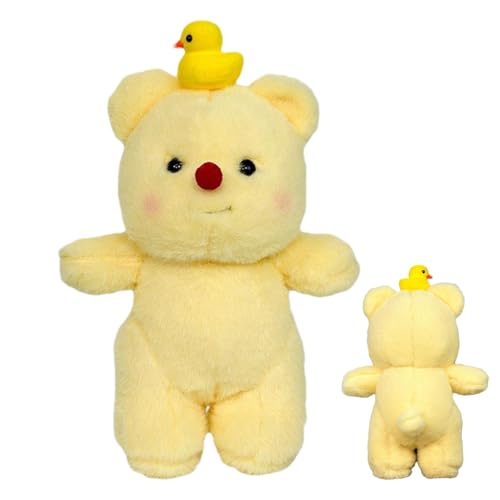 Plush Yellow Bear Cuddle Toy | Soft Sleep Bear Doll for Kids and Teens | Comfortable Stuffed Animal for All Ages | Perfect for Family, Friends, and Giving for Any Occasion von Riaisttd