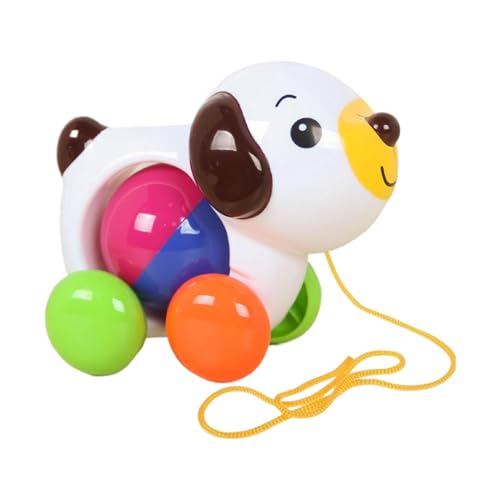 Pull Push Developmental Toys, Walking, Puppy Dog Pull Toy for Kids, Baby Push Toys for Walking Girls, Interactive Pull Along Toy, Developmental Toddler Toy Puppy von Riaisttd