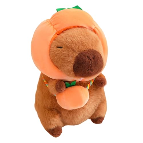 Riaisttd Capybara Stuffed Animal Plush Toy Soft Capybara Doll Plushies Cute Home Decor for Bedroom Living Room Fun and Adorable Gift for Kids and Collectors Animal Lovers Accessories von Riaisttd