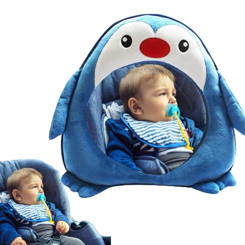 Riaisttd Car Seat Stroller Toys | Cute Soft Stuffed Penguin Doll for | Plush Stroller Toy for Boys and Girls | Perfect Car Seat Accessory with 26x24x4cm/10.24x9.45x1.57 inches for Fun and Comfort von Riaisttd