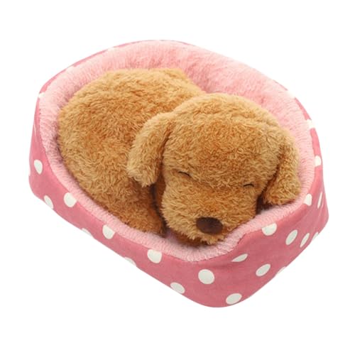 Riaisttd Dog Cat Plushies with Bed Decor, Soft Huggable Stuffed Animal Toy, Plushie Huggers for Beds and Desks, Adorable Dog and Cat Plush Toys, Comforting Stuffed Animals for Children von Riaisttd