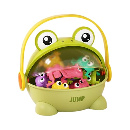 Riaisttd Jumping Frog Toy for Kids, Hilarious Jumping Toad Toy for Boys and Girls, Goody Bag Fillers and Kid Puzzle Toy, Fun Interactive Toy for Children, for Kids’ Parties and Playtime von Riaisttd