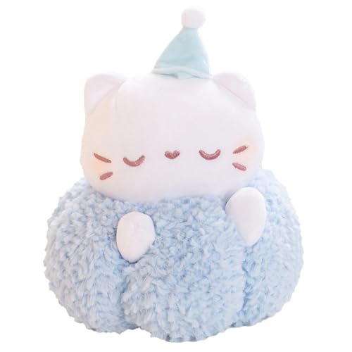 Riaisttd Multipurpose Cat Stuffed Animal, Plush Doll for Kids, Comfortable Stuffed Plush Toy, Soft and Cute Stuffed Toys for Women and Girls, Cozy Cat Plush for Cuddling and Relaxing von Riaisttd