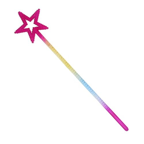 Riaisttd Prinzessinnenstab, Glitzerstäbe für Kinder - Glitzernder fünfzackiger Sternstab | Lustiges und kreatives Rollenspielspielzeug für kleine Prinzessinnen, Tänzer, Maskeraden und Riaisttd Prinzessinnenstab, Glitzerstäbe für Kinder - Glitzernder fünfzackiger Sternstab | Lustiges und kreatives Rollenspielspielzeug für kleine Prinzessinnen, Tänzer, Maskeraden und von Riaisttd