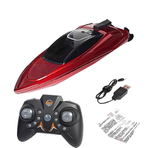 Riaisttd RC Electric Boat Toy, Waterproof Remote Control Boat for Pool, Bathtub Electric Boat for Children’s Day, Easter Fun Outdoor Water Toy Toy Boats for Pool and Bathtubs Accessories von Riaisttd