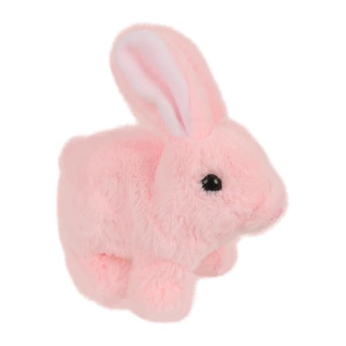 Riaisttd Rabbit Pretend Toy, Easter Electric Plush Bunny, Interactive Walking Pet, Fun Party Favor and Decoration, Early Educational Toy 9.45x3.74x3.15 inches for Kids von Riaisttd