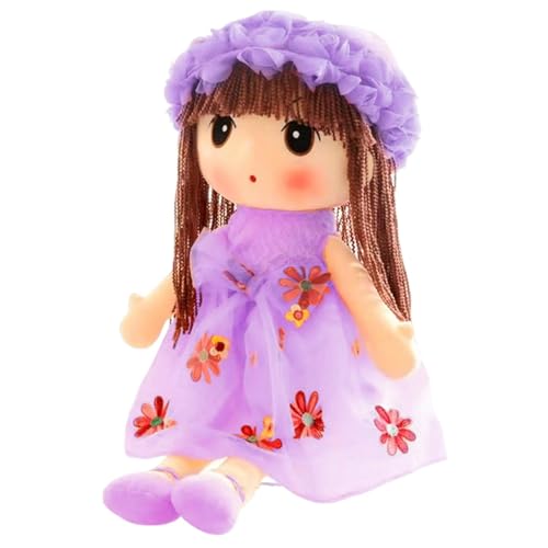 Riaisttd Rag Doll Cozy Plush Handmade Dress Up Doll for Kids Multicultural Sleeping Partner Toy with Hat Skirt Clothes for Babies and Doll with Hat And Skirt Accessories von Riaisttd