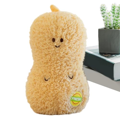 Riaisttd Soft Earthnut Toy, Cuddly Earthnut Plush, Comforting Plush Pillow, Earthnut Plush Doll for Kids, Cute Plush Earthnut, Adorable Earthnut Doll 9.06 Inches for Kids Adults Girls Boys von Riaisttd