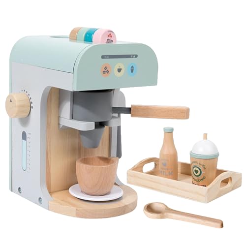 Riaisttd Spielzeug Kaffeemaschine Für Kinder | Holz Werkstatt Kaffeemaschine Rollenspiel Set,Küchenzubehör Für Geburtstags- Für Kleinkinder Mädchen Kindergeburtstag Indoor Kindergarten Riaisttd Spielzeug Kaffeemaschine Für Kinder | Holz Werkstatt Kaffeemaschine Rollenspiel Set,Küchenzubehör Für Geburtstags- Für Kleinkinder Mädchen Kindergeburtstag Indoor Kindergarten von Riaisttd