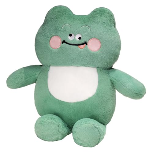 Riaisttd Super Soft Frog Plush Pillow, Adorable Hugging Plushie Toy, Unique Frog for Kids and Adults, Ideal Throw Pillow for Birthdays and Cozy Decor, Frog Plush Pillow, von Riaisttd