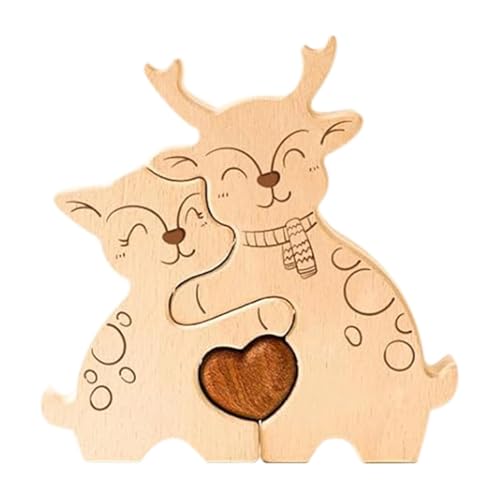 Safe Educational Jigsaw Puzzles, Moose Shape Puzzle, Unique Wooden Puzzle, Artistic Puzzle Design, Wooden Jigsaw for Adults, Family Puzzle Activity, Eco-Friendly Wooden Puzzle, Moose Jigsaw Puzzles von Riaisttd