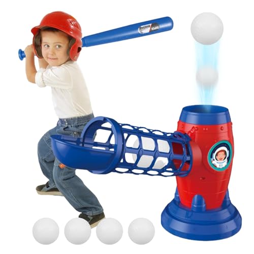 Schlagmaschine Baseball, T-Ball-Sets für Kinder, Spielzeug-Baseball-Sets, Outdoor-Sport-Spielzeugspiele, T-Ball-Sets für Kinder im Alter von 3–8 Jahren, Kinder-Baseballspielzeug, von Riaisttd