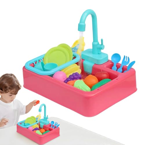 Toy Sink, Pretend Play Basin, Working Water Table, Interactive Educational Design, 13.78x11.02x9.84 inches, Role Play Activity for Indoor Outdoor Preschool Kindergarten Boys Girls Toy Sink, Pretend Play Basin, Working Water Table, Interactive Educational Design, 13.78x11.02x9.84 inches, Role Play Activity for Indoor Outdoor Preschool Kindergarten Boys Girls von Riaisttd