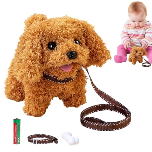 Walking Barking Toy Dog, Interactive Electronic Toddler Dog Toy, Plush Walking Puppy Toy, Interactive Toy for Kids, Toddler Dog Toy, Walking Puppy for Kids, Electronic Barking Dog Toy, Plush Dog Toy von Riaisttd