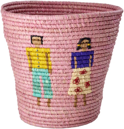 Rice Aufbewahrungskorb, Rosa von Rice