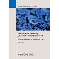 Vorschriftensammlung Öffentliche Finanzwirtschaft von Richard Boorberg Verlag