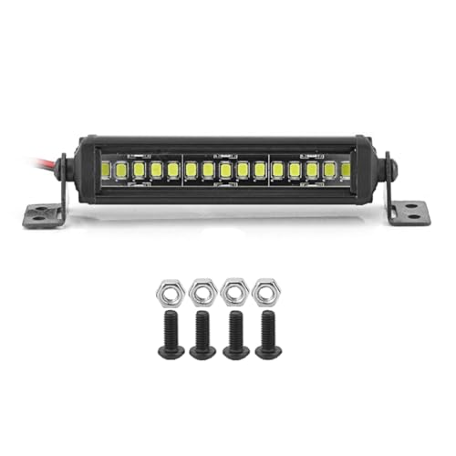 Richeyty RC Auto-Dachlampe 24 36 LED-Lichtleiste für 1/10 RC Crawler Axial SCX10 90046/47 SCX24 Wrangler D90 TRX4 Karosserie, D von Richeyty