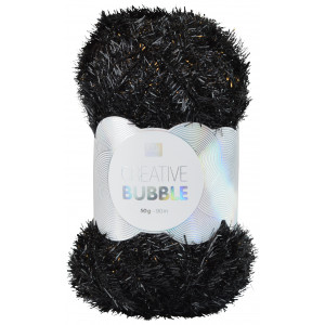 Rico Creative Bubble Garn Unicolor 012 Schwarz von Rico Design