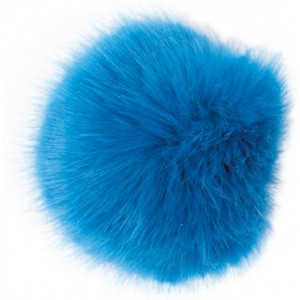 Rico Pompon Quaste Acryl Blau 10 cm von Rico Design