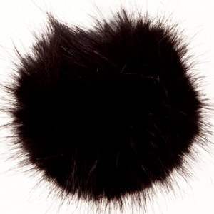 Rico Pompon Quaste Acryl Schwarz 10 cm von Rico Design