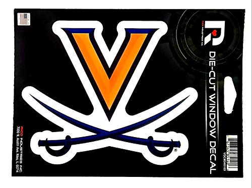 NCAA Virginia Cavaliers gestanzter Vinyl-Aufkleber von Rico Industries