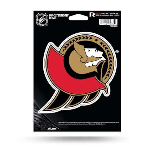 NHL Ottawa Senators gestanzter Vinyl-Aufkleber von Rico Industries