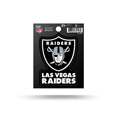 Rico Industries NFL Las Vegas Raiders Die Cut Team Logo Short Sport Aufkleber, 12,7 x 17,8 cm von Rico Industries