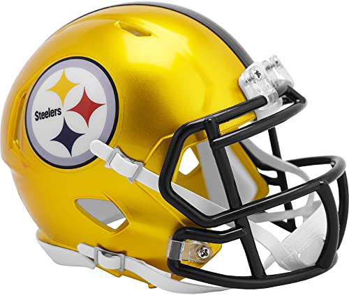 NFL Mini Helm Speed Pittsburgh Steelers Flash Edition Footballhelm von Riddell