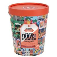 50 Awe-Inspiring Travel Destinations Bucket List 1000-Piece Puzzle von Abrams & Chronicle