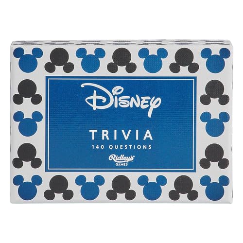 Ridley's Disney Trivia Game: Quizspiel für 1 Spieler ab 10 Jahren mit 140 Fragen zu klassischen und neuen Disney- und Pixar-Filmen von Ridley's