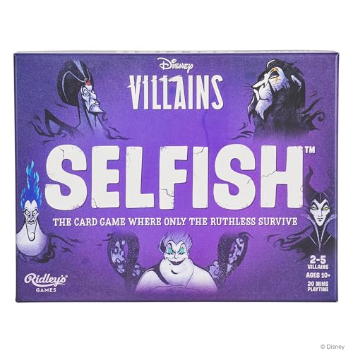 Ridley's DSY004 Selfish Disney Schurken Strategiespiel, violett, A5 von Ridley's