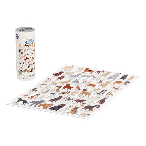 Ridley's Games JIG056 Dog Lovers Jigsaw Puzzle, White, 1000 Piece von Ridley's