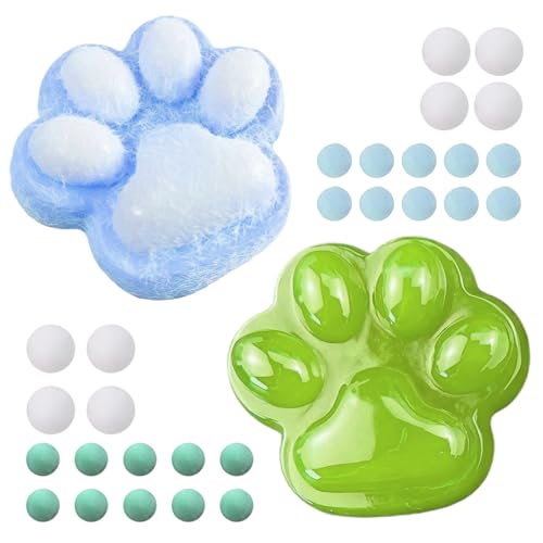 2 Stück Cat Paw Squeeze Toy,Leuchtend Katzenpfoten Squishy Soft Cat Paws Squishy Toy,Süße Weiche Katzenpfoten Quetschspielzeuge Katzenpfoten-Moch-Squishy-Spielzeug für Mädchen und Jungen Entspannen von Rienan