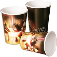 Star Wars-Partybecher im 8er Pack, ca. 250ml, edel bedruckte Pappe von Riethmüller