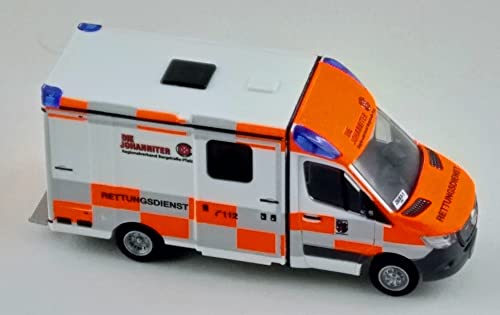 Rietze 76242- Strobel RTW ´18 Johanniter Bergstraße-Pfalz - 1:87 von Rietze