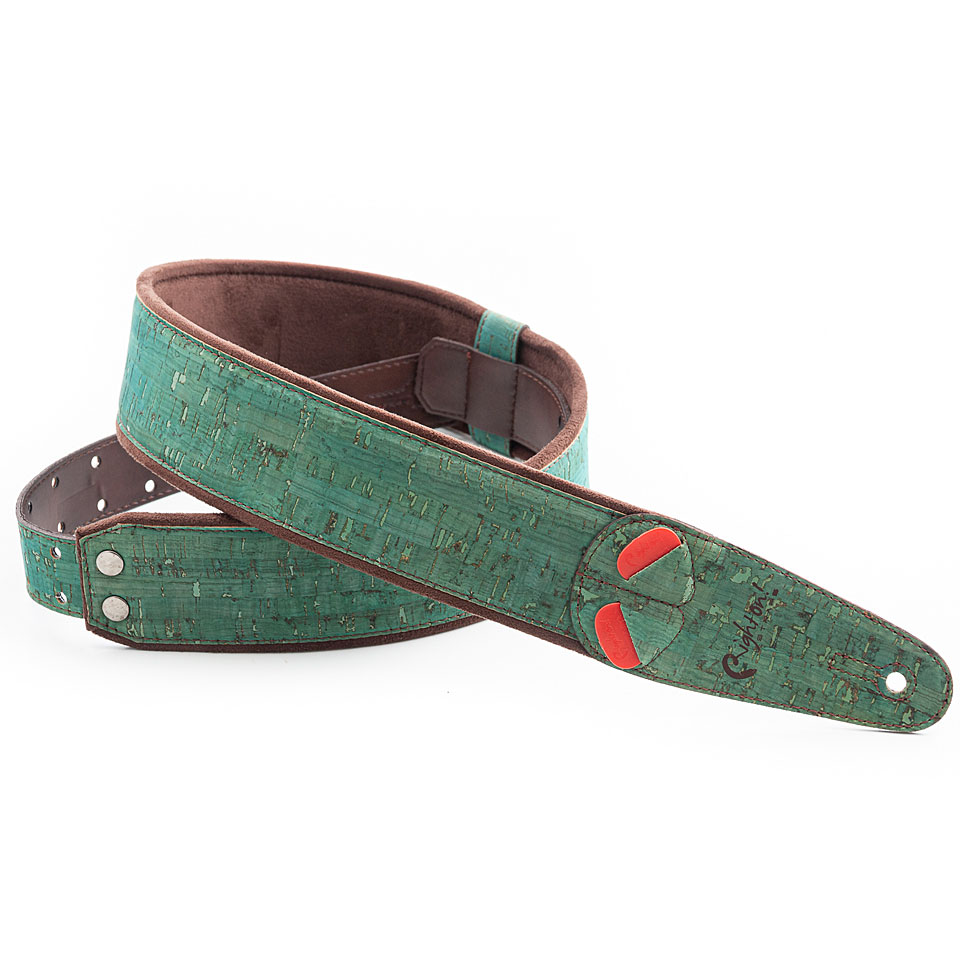 RightOn! Straps Mojo Cork teal Gitarrengurt von RightOn! Straps