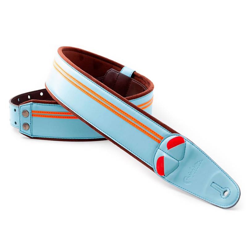 RightOn! Straps Mojo Race Sonic Blue Gitarrengurt von RightOn! Straps