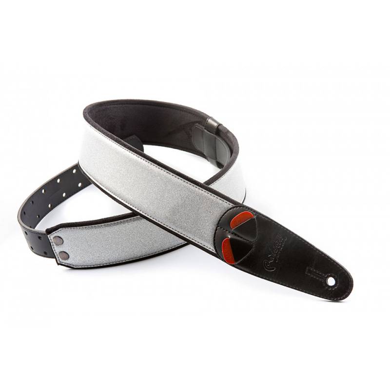 RightOn! Straps Mojo Stardust, silver Gitarrengurt von RightOn! Straps